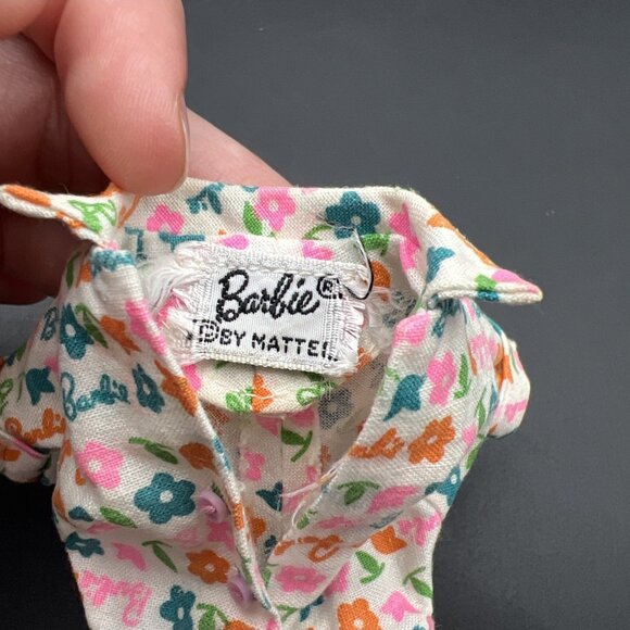 VTG 1965 Barbie Learns to Cook #1634 Dress Belt Shoe Hanger Toaster Kettle Pot - Picture 14 of 16